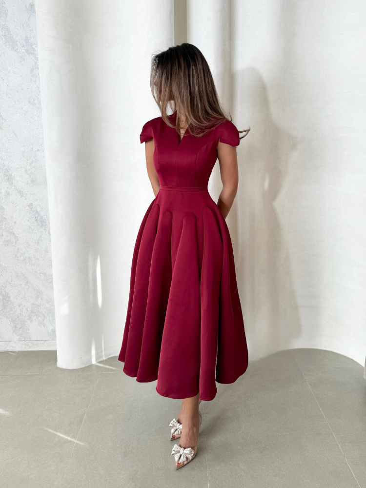 Elora | Plissiertes Midikleid