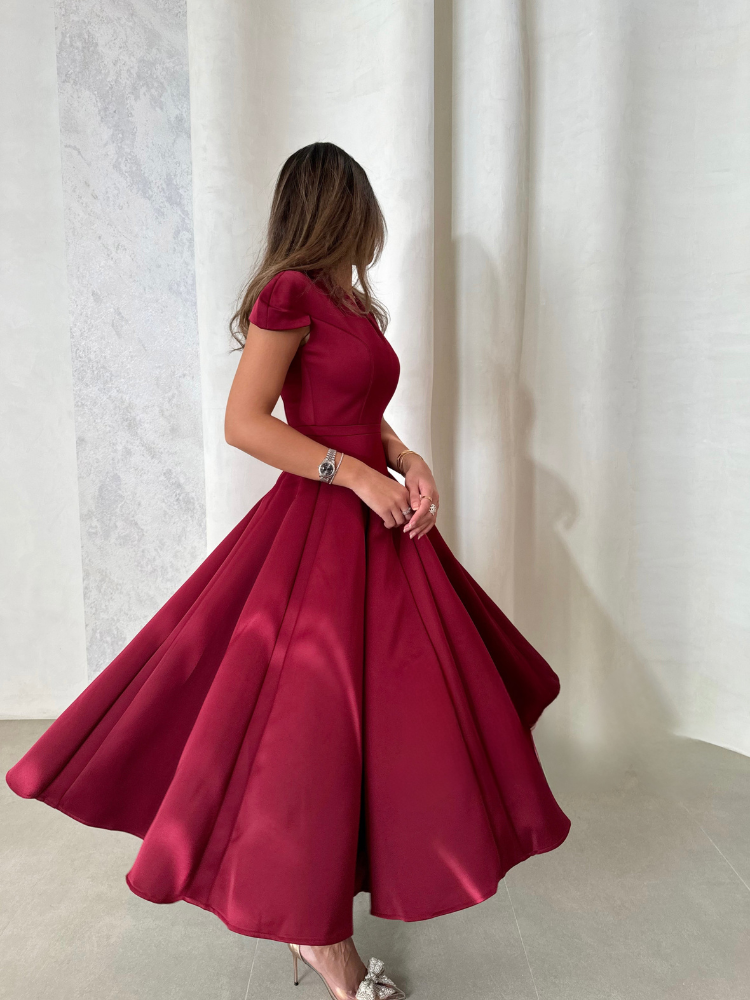 Elora | Plissiertes Midikleid