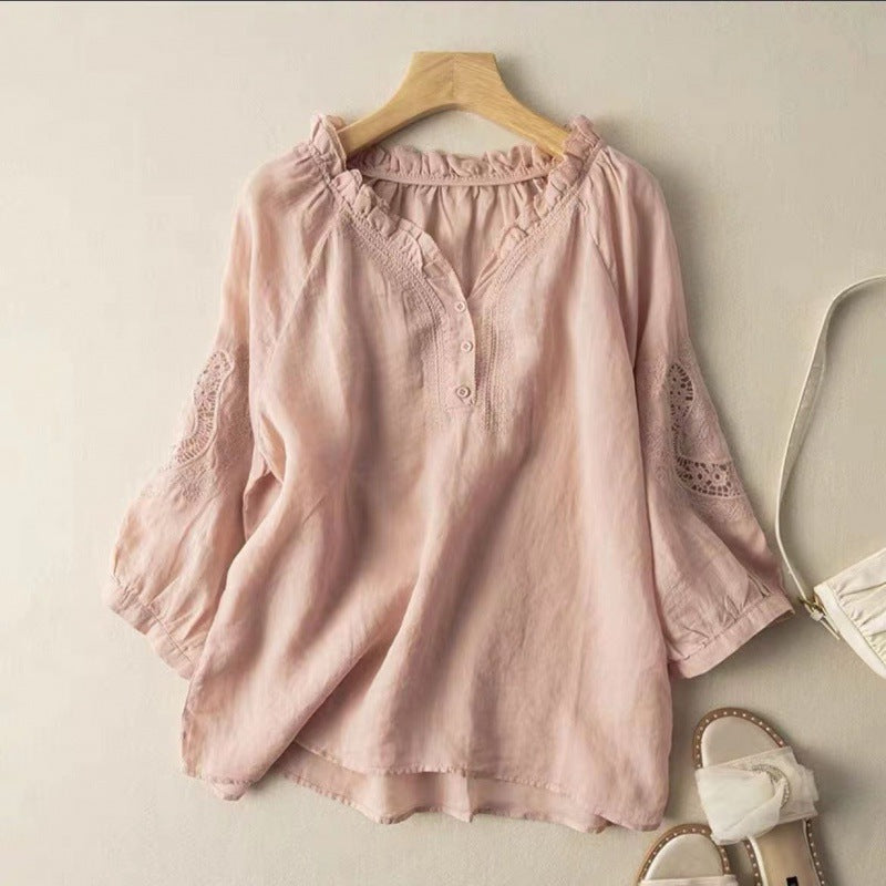 Talitha | Legere Leinenbluse