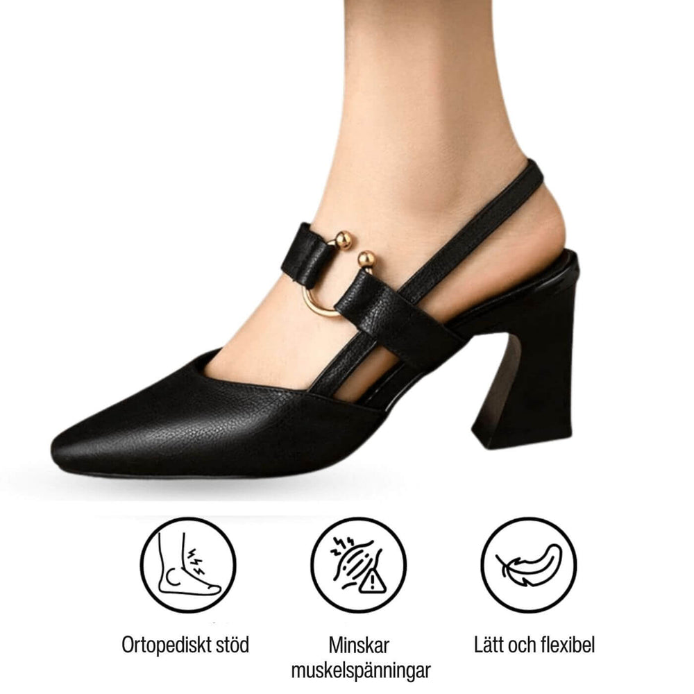 Meya | Orthopädische bequeme Sandalen mit Absatz