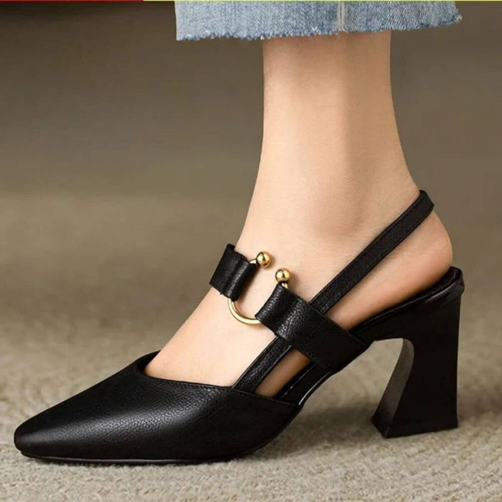 Meya | Orthopädische bequeme Sandalen mit Absatz