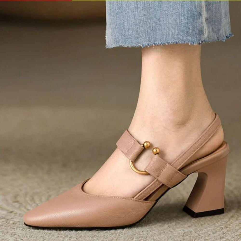 Meya | Orthopädische bequeme Sandalen mit Absatz