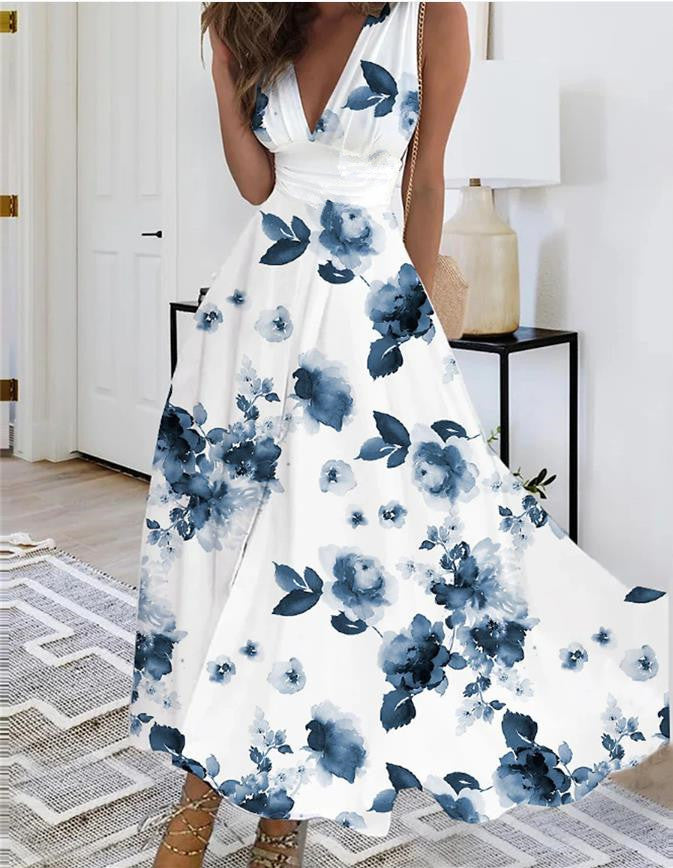 Luna | Elegantes ärmelloses Damenkleid