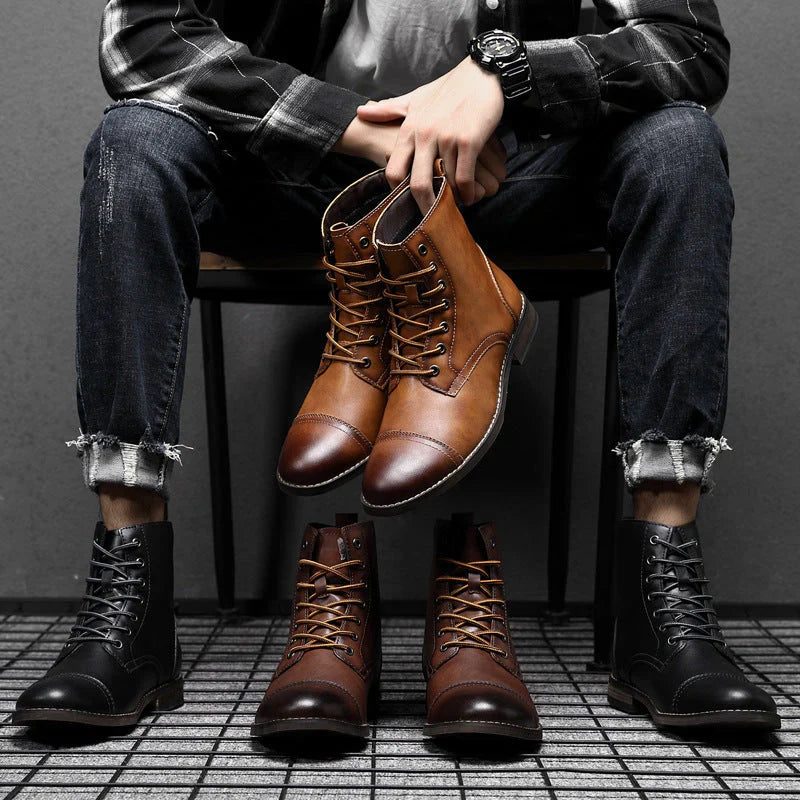 Mateo | Klassische Lederstiefeletten
