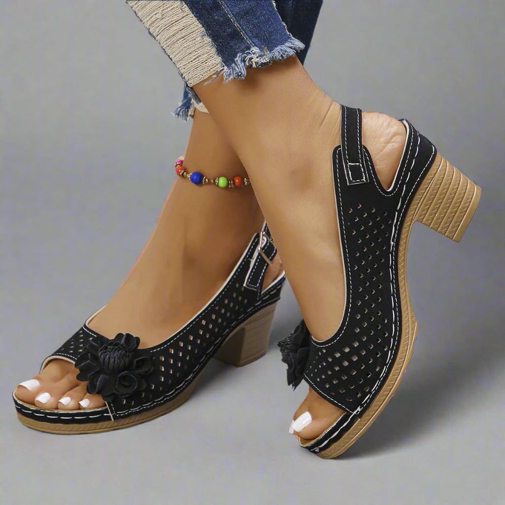 Edith | Bequeme Sandalen mit Schnalle