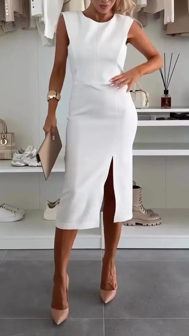 Shayne | Ärmelloses Midi-Kleid