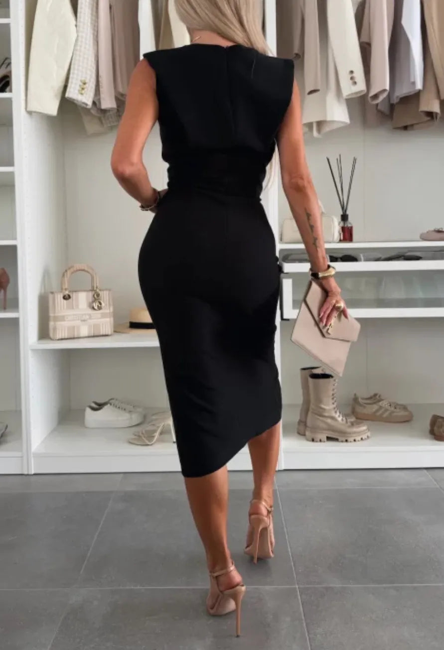 Shayne | Ärmelloses Midi-Kleid