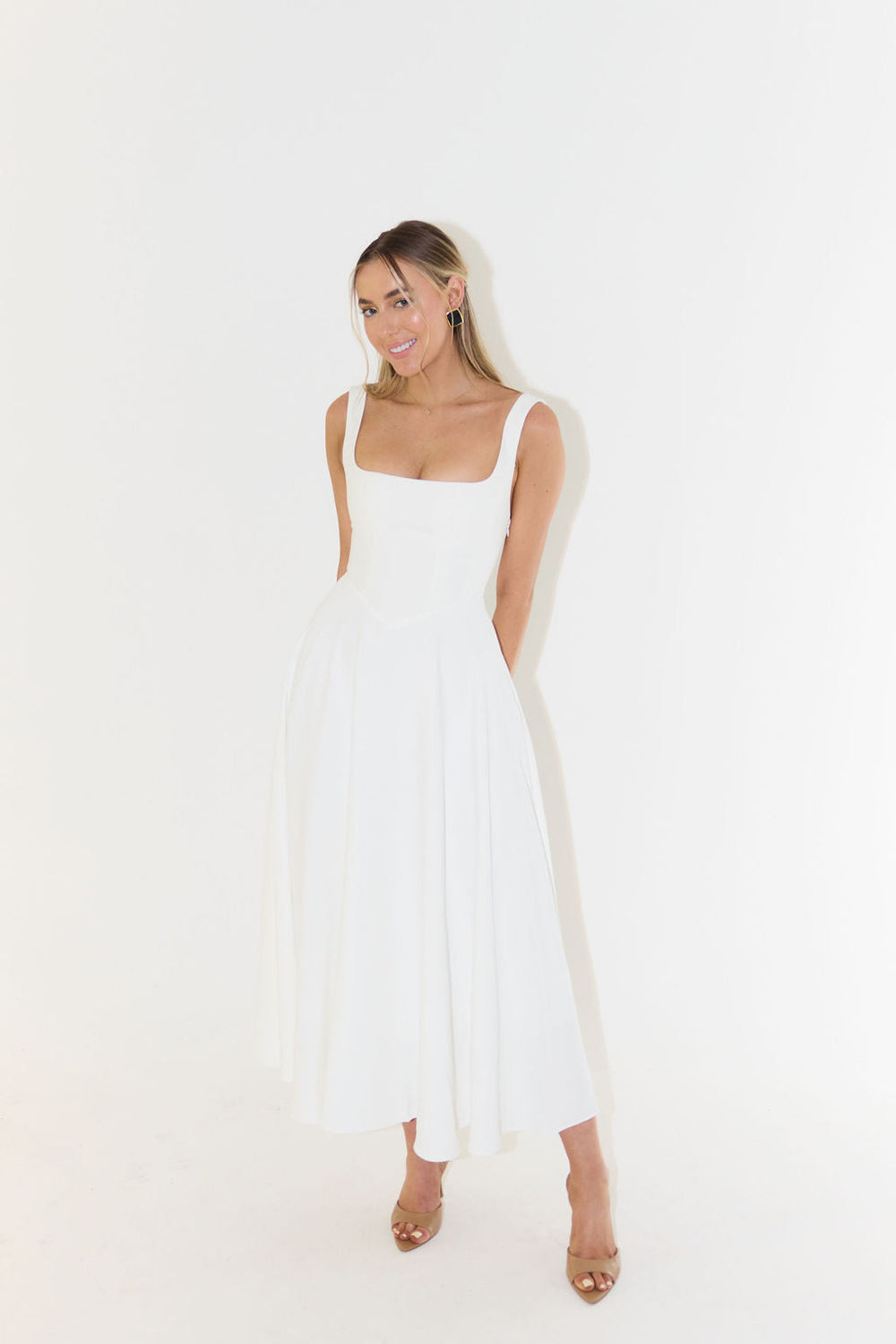 Yara-Belle | Midikleid mit hoher Taille