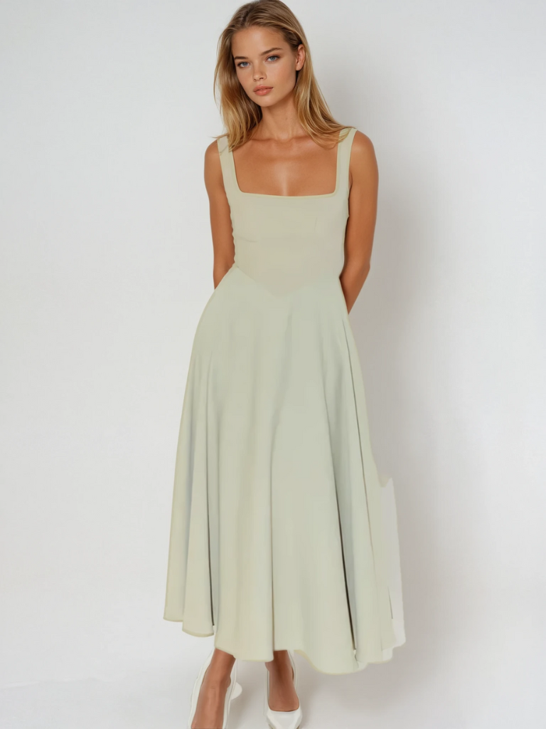 Lucinda | Kleid mit purpurroter Eleganz