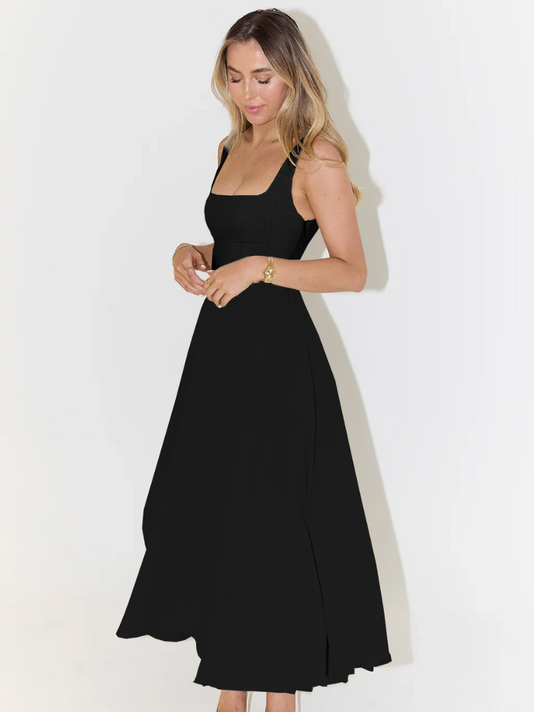 Lucinda | Kleid mit purpurroter Eleganz