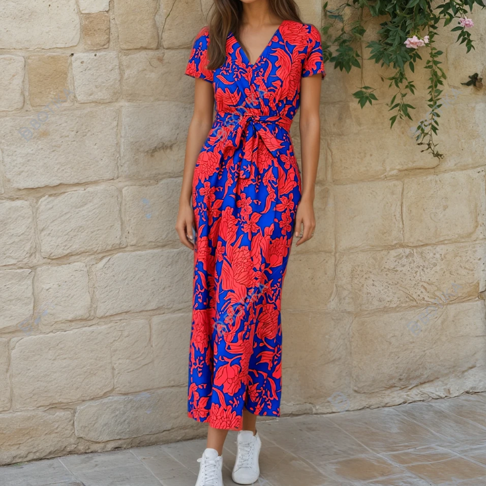 Florence | Buntes, leichtes und elegantes Kleid