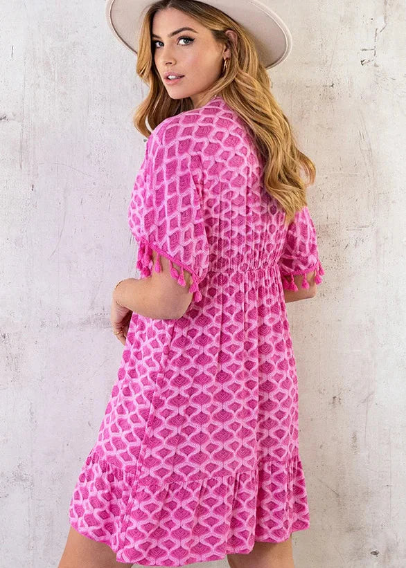 Ella | Bequemes, locker sitzendes Midikleid