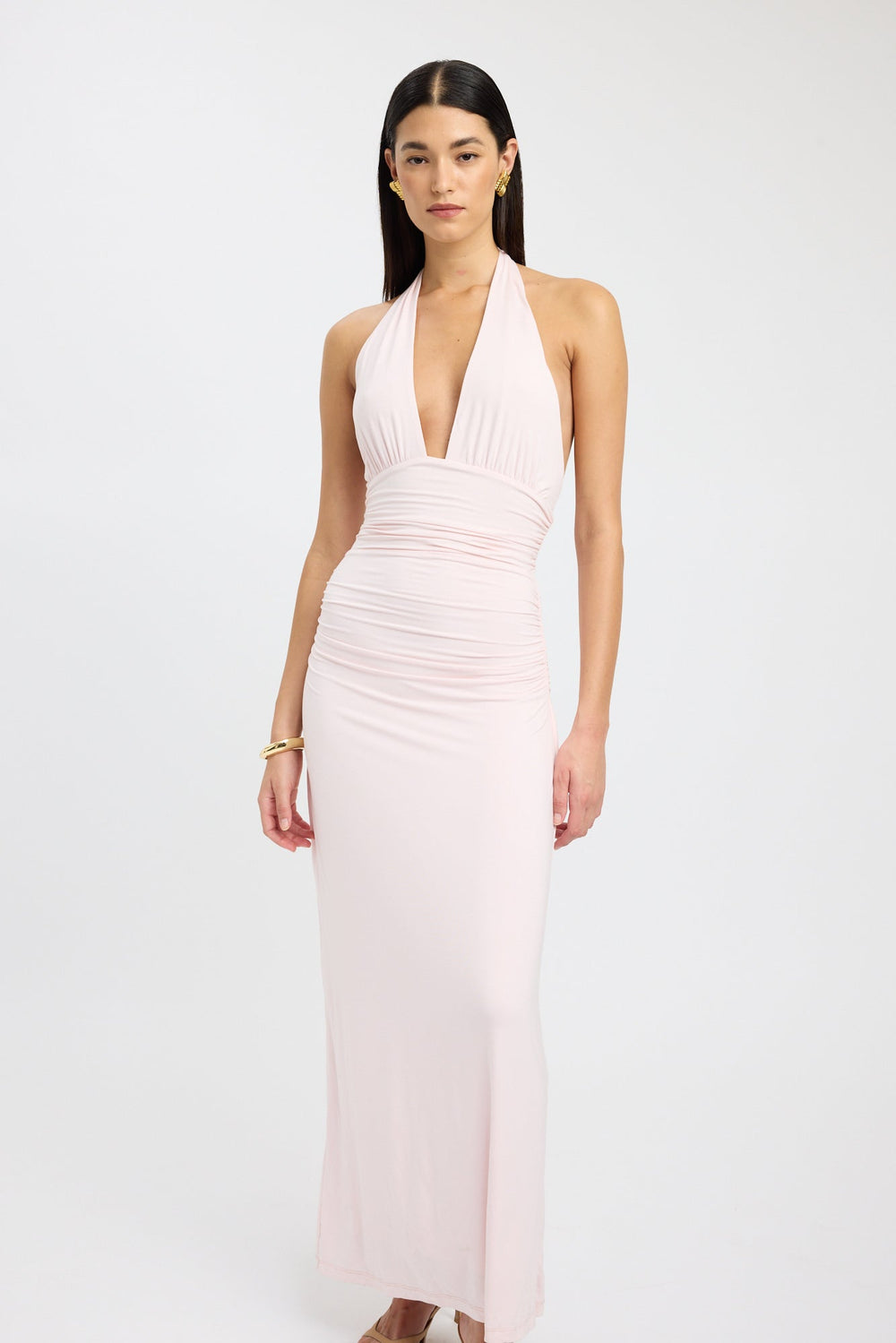 Estella | Neckholder-Maxikleid