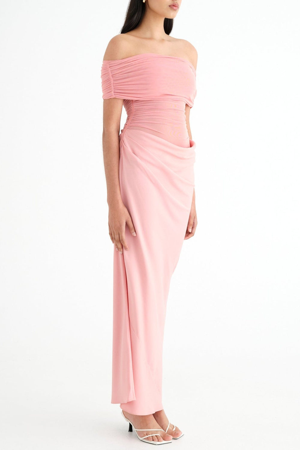 Lydia | Maxikleid mit drapiertem Rücken