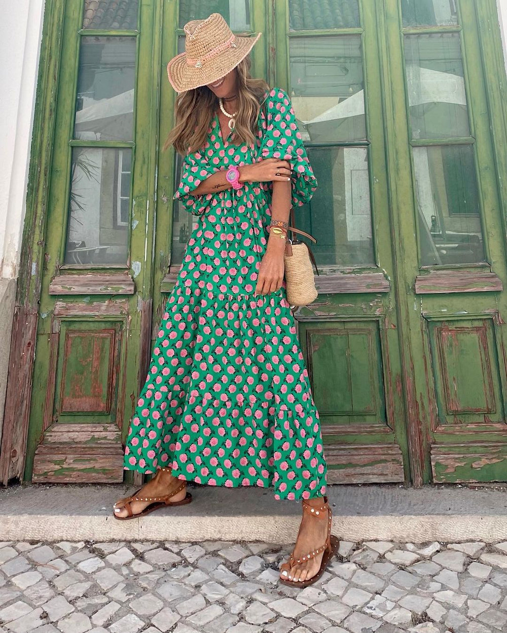Fleur | Bohemian Maxikleid