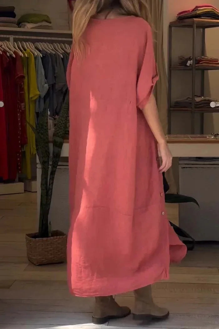 Sélena | Elegantes und Casual Kleid mit Knöpfen