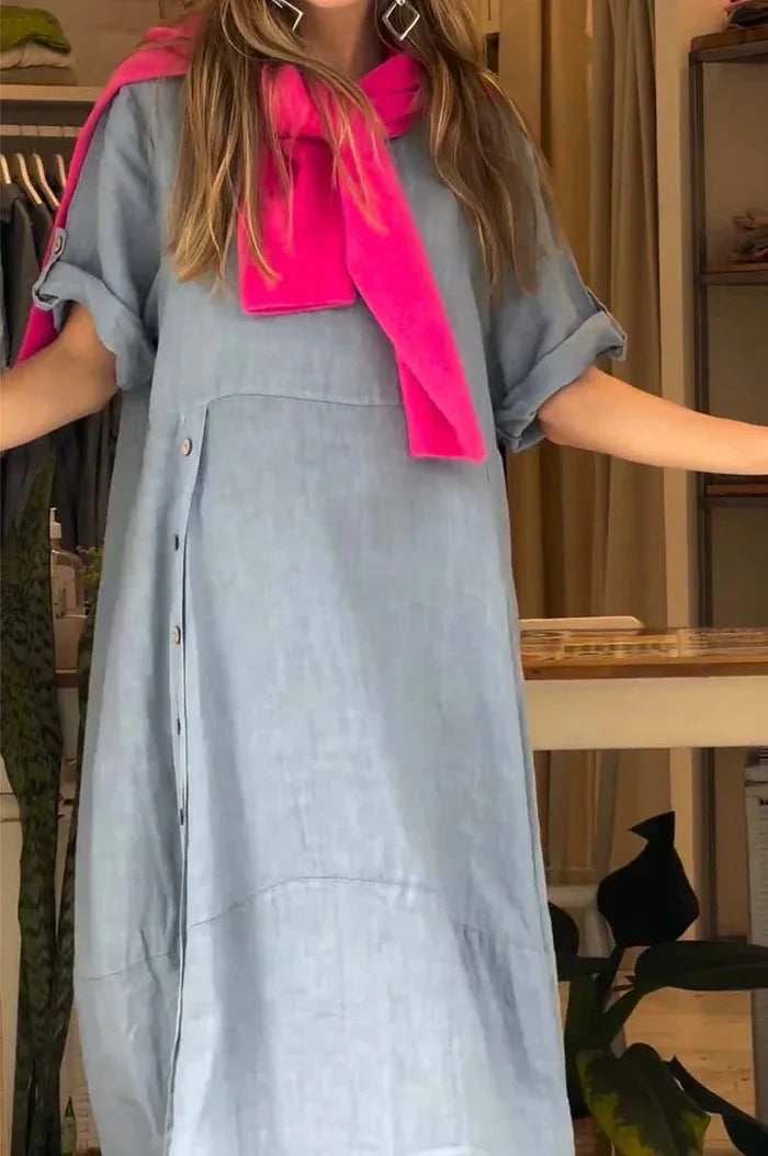Sélena | Elegantes und Casual Kleid mit Knöpfen