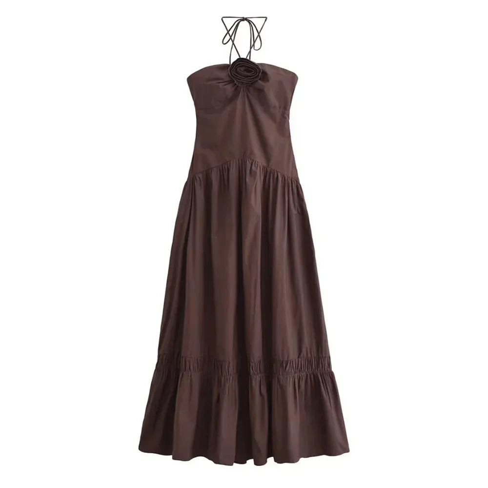 Vivienne | Figurformendes Popeline-Teilungs Kleid