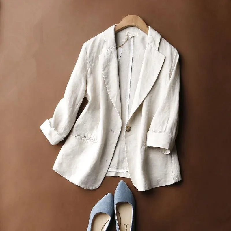 Libby | Lässiger Leinenblazer