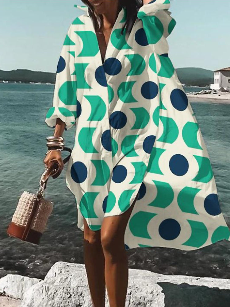 Zanira | Kleid mit Knopfleiste