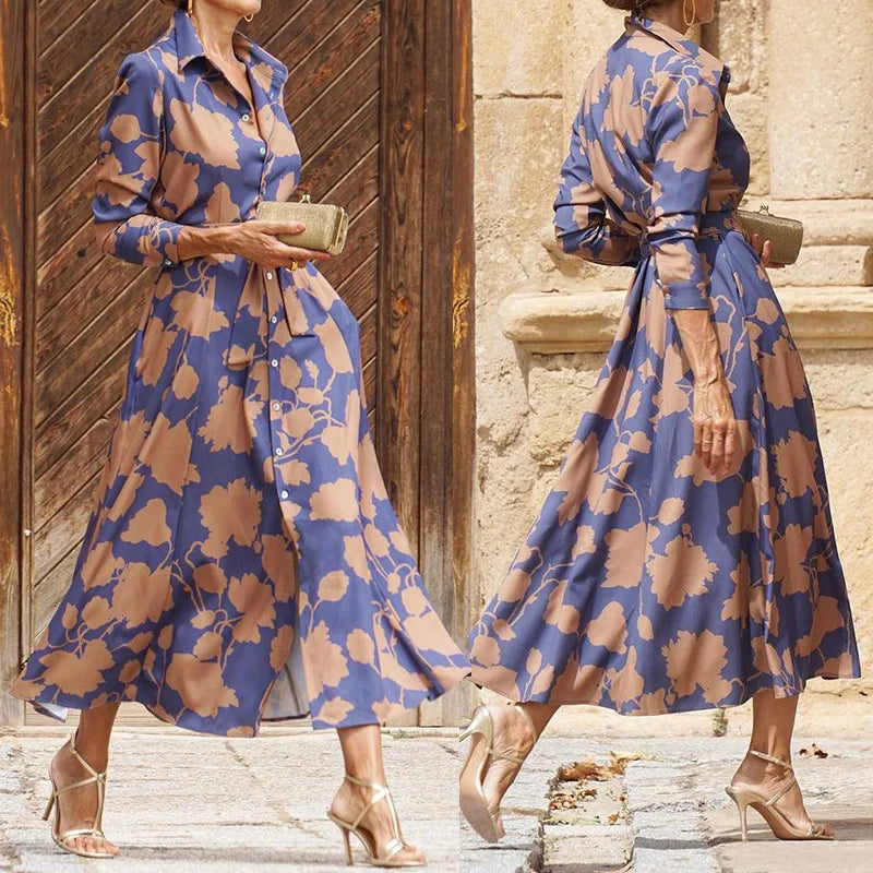 Mariella | Klassisches Kleid mit Taillenkordel