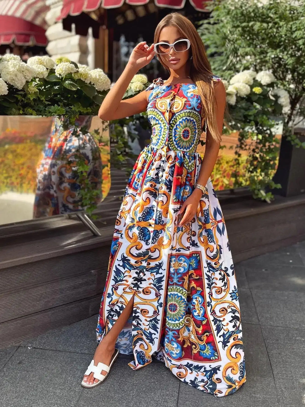 Valencia | A-Linien-Maxikleid