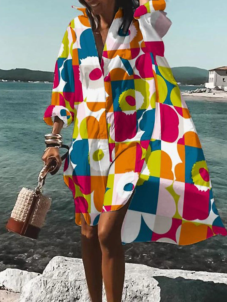 Zanira | Kleid mit Knopfleiste
