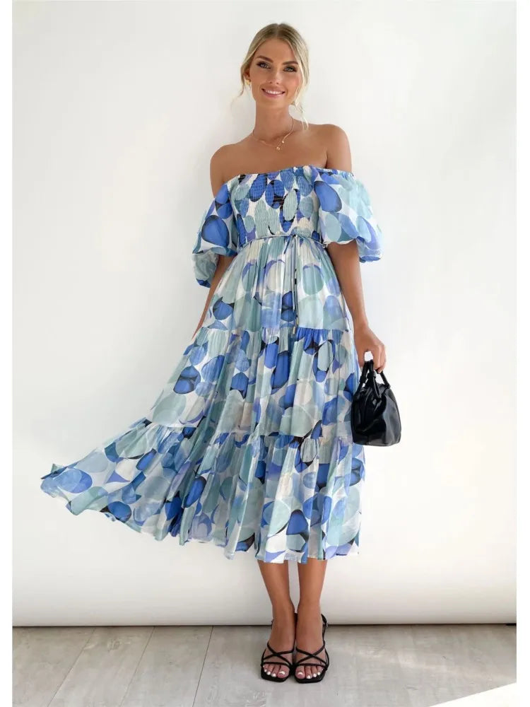 Celeste | Off-Shoulder Maxikleid