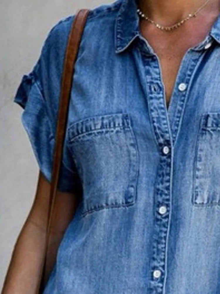 Jessa | Zeitloses Denim-Kleid