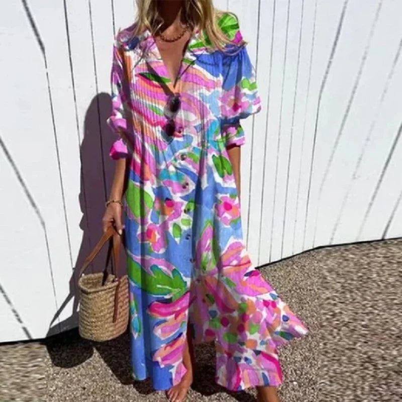 Jessy | Luxuriöses Boho-Maxikleid