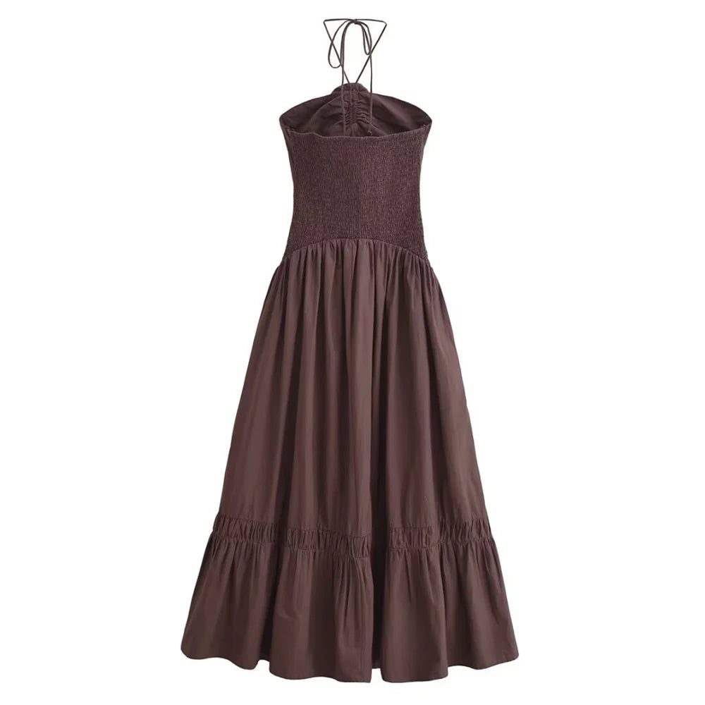 Vivienne | Figurformendes Popeline-Teilungs Kleid