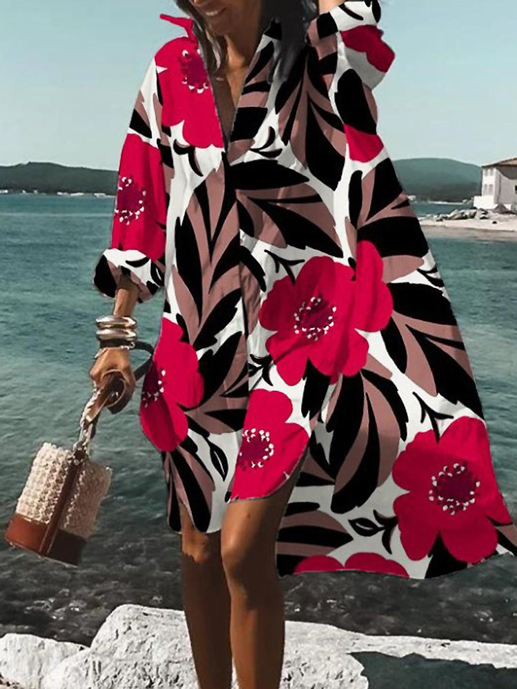 Zanira | Kleid mit Knopfleiste