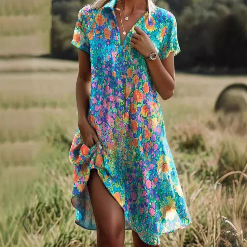 Maravella Vintage Boho Urlaubskleid