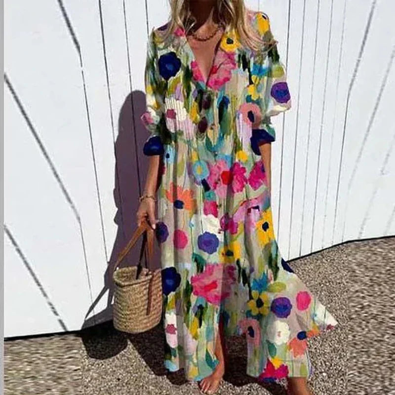 Olivia | Boho-Maxikleid