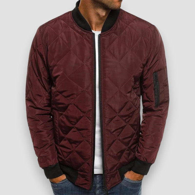 Kjell | Baumwolljacke mit Karomuster