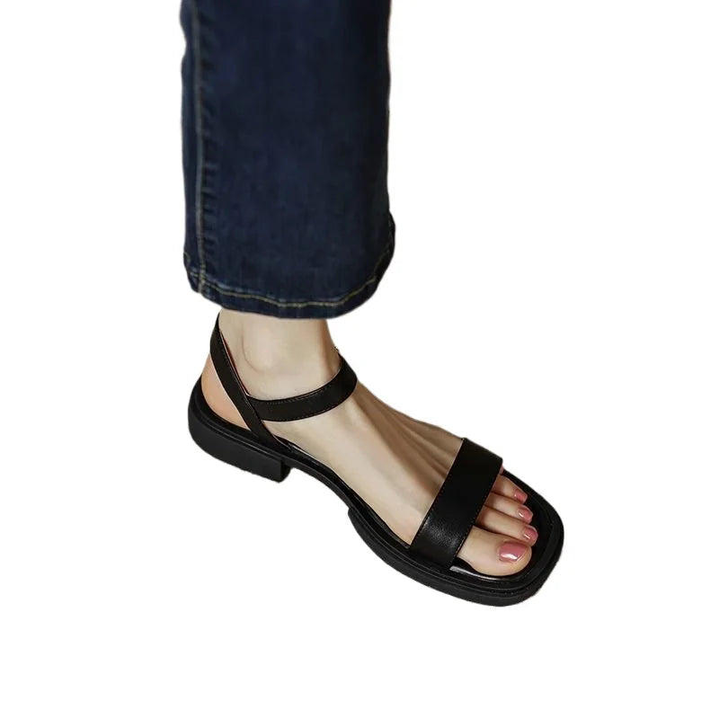 Wirenth | Klassische flache Sandalen