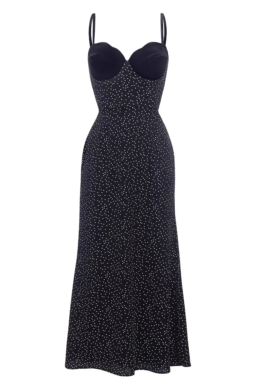 Selina | Satin Slip Midi Dress
