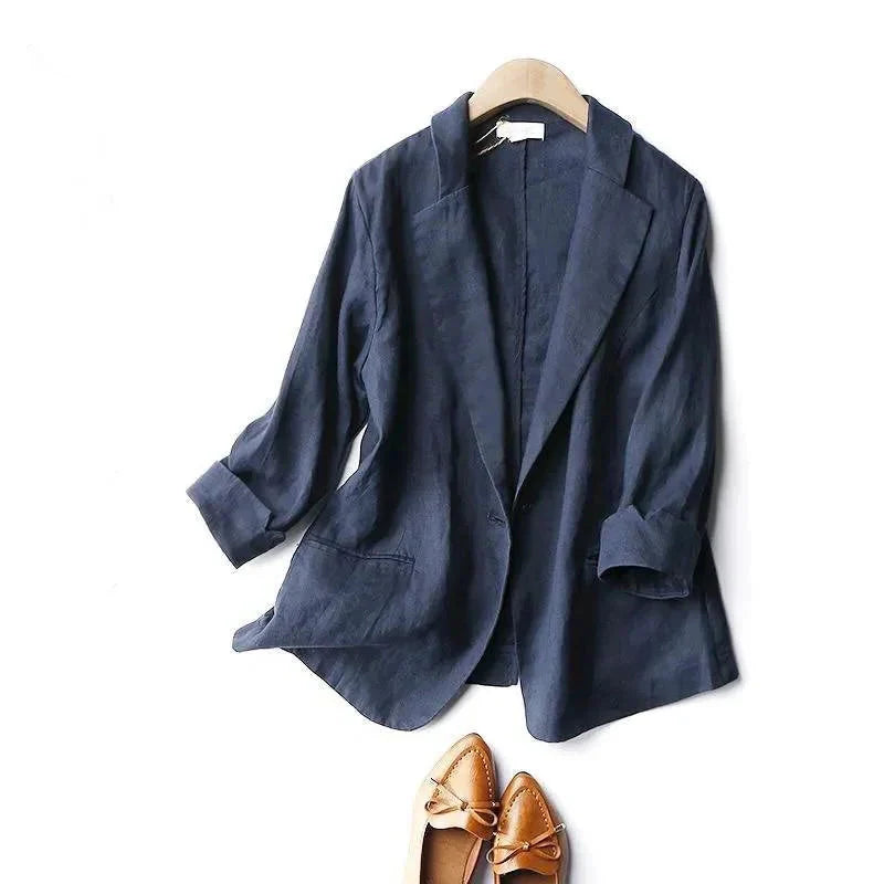 Libby | Lässiger Leinenblazer