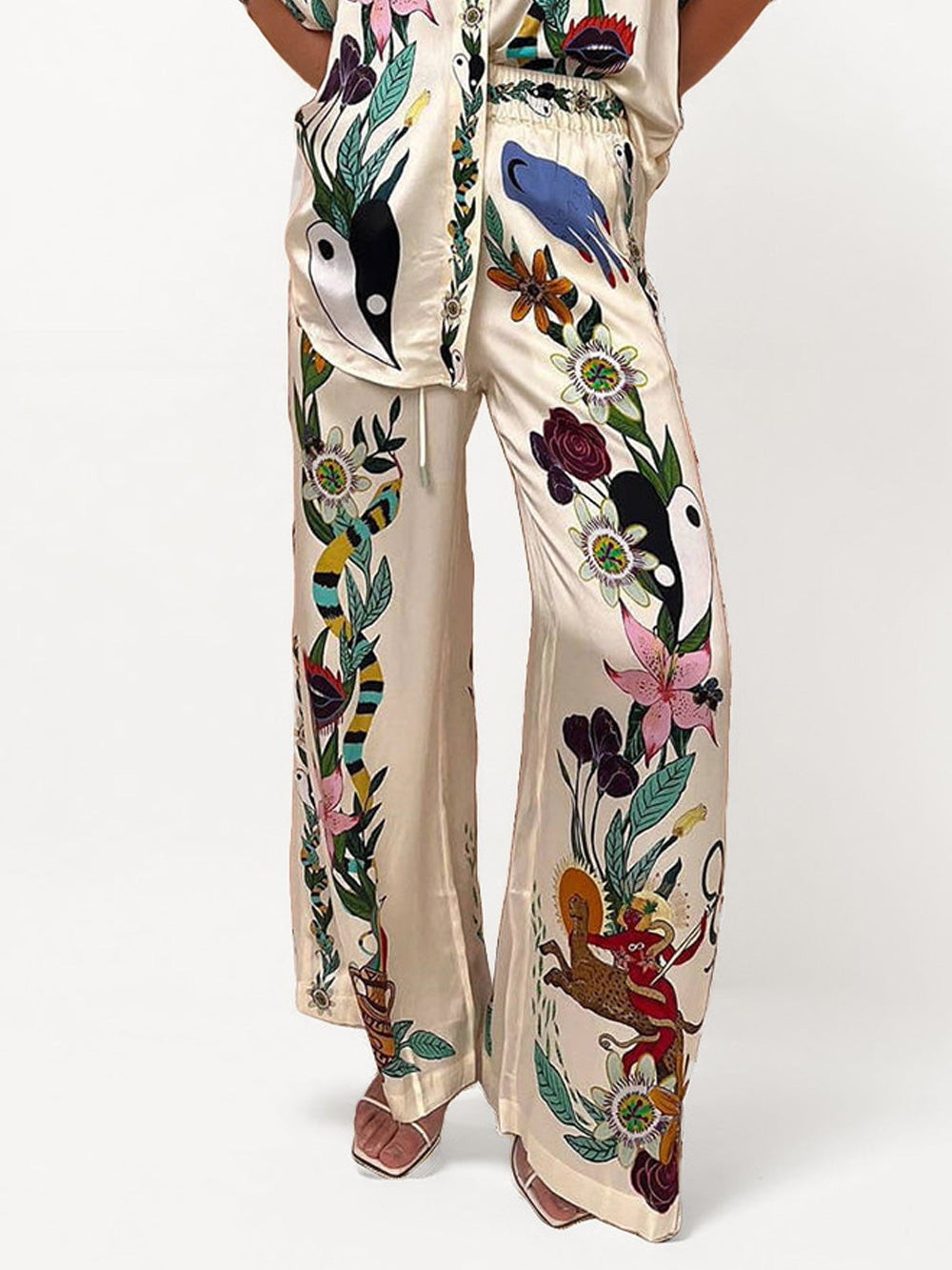 Elvara | Raffiniertes Satin-Set