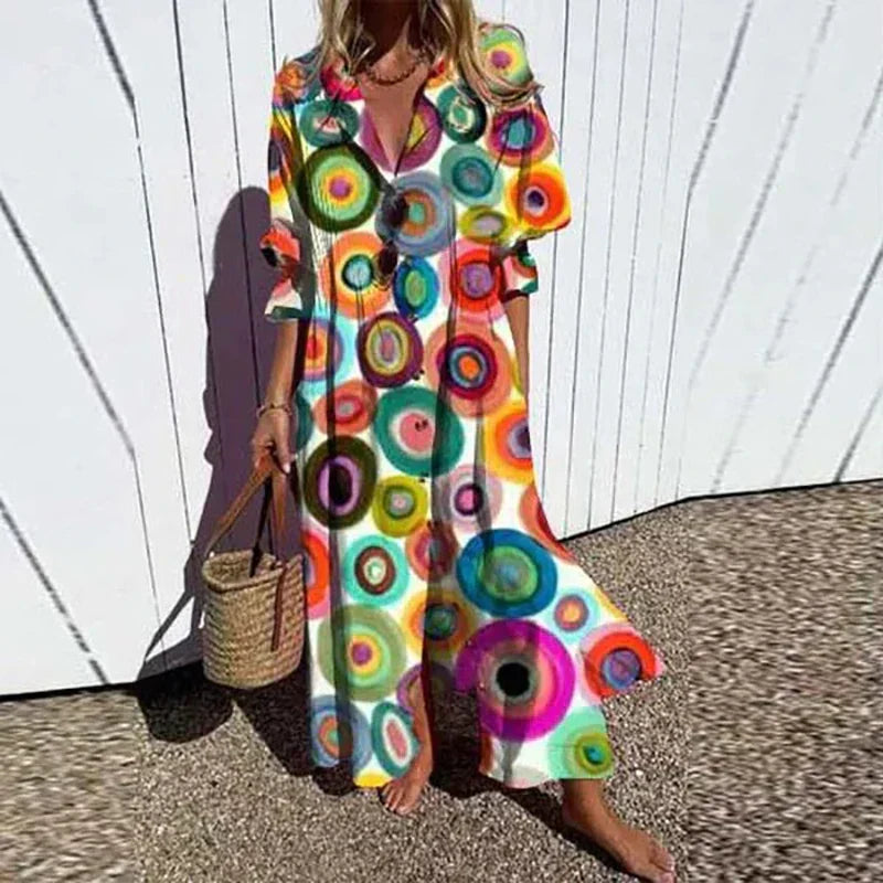 Jessy | Luxuriöses Boho-Maxikleid