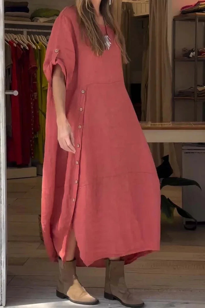 Sélena | Elegantes und Casual Kleid mit Knöpfen