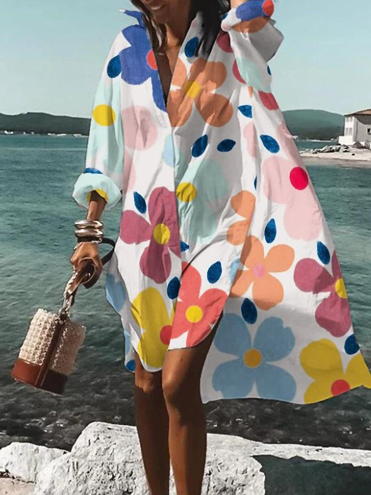 Zanira | Kleid mit Knopfleiste