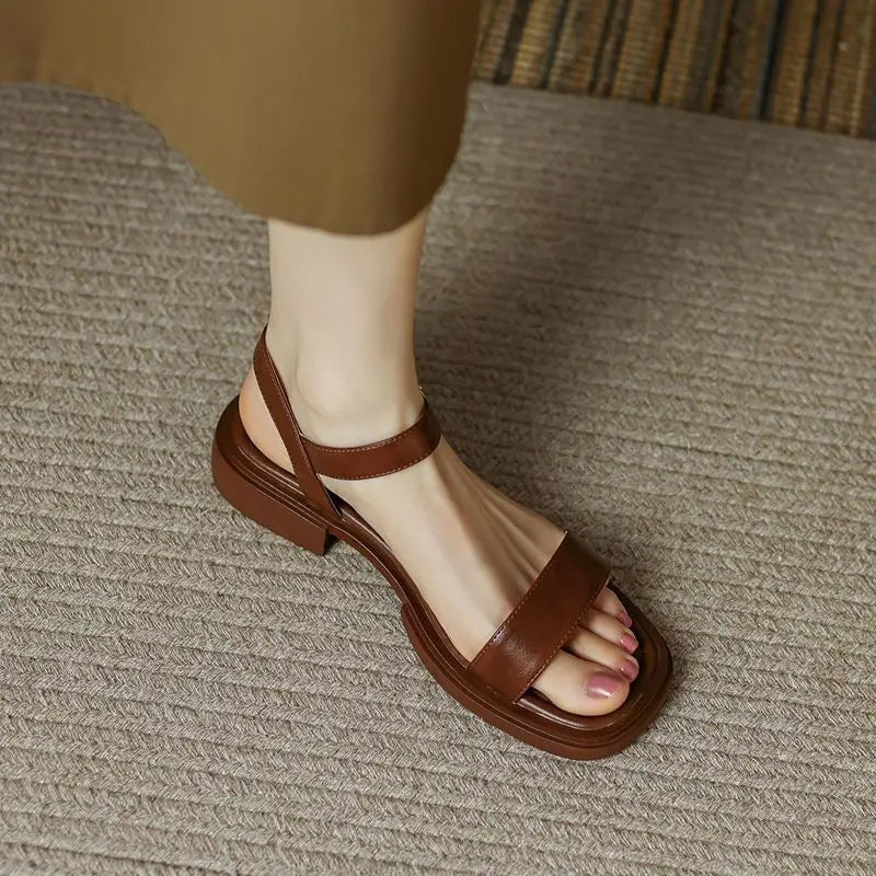 Wirenth | Klassische flache Sandalen