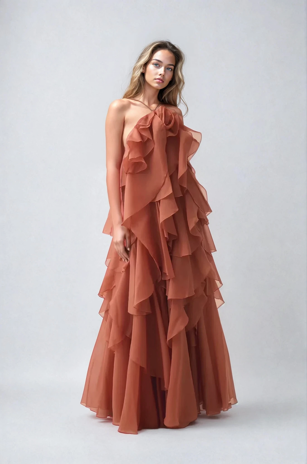 Nuvella | Kleid mit weichem Stil