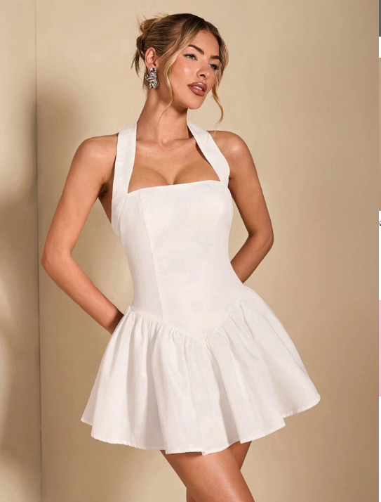 Georgia | Neckholder-Minikleid