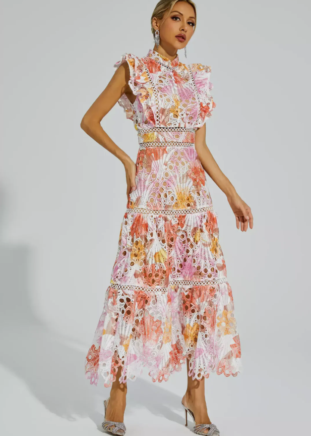 Melody | Ärmelloses Maxikleid mit Ausschnitt
