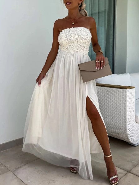 Dorothy | Ein-Schulter Fließendes Maxikleid