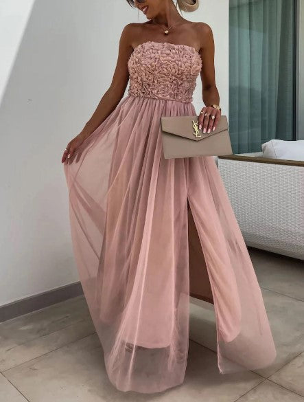 Dorothy | Ein-Schulter Fließendes Maxikleid