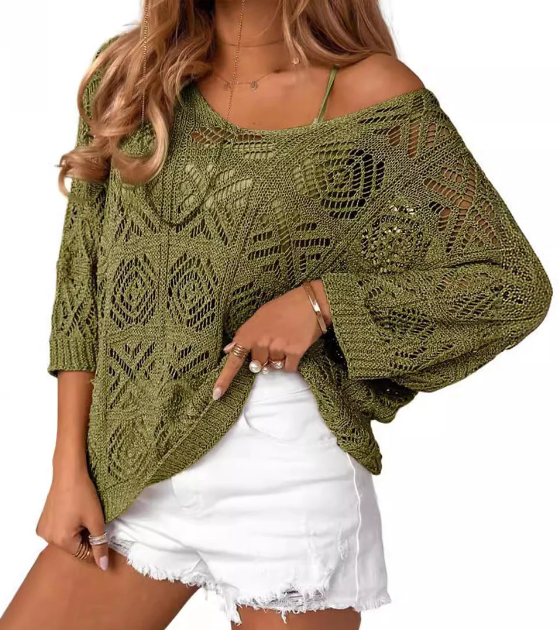 Gabrielle | Häkelpullover