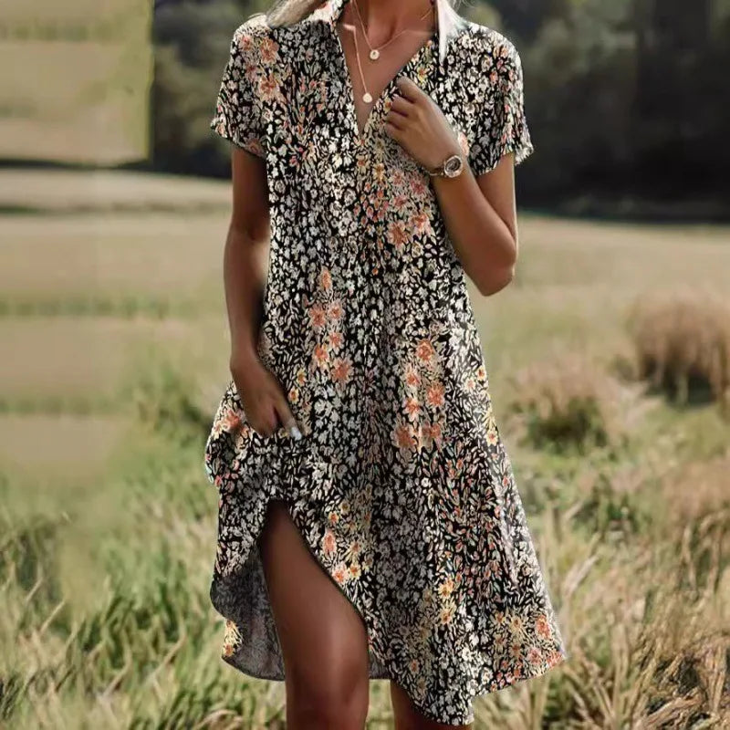 Maravella Vintage Boho Urlaubskleid